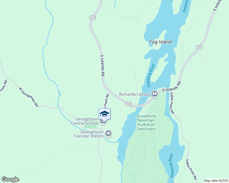 map of restaurants, bars, coffee shops, grocery stores, and more near 798 5 Islands Road in Georgetown