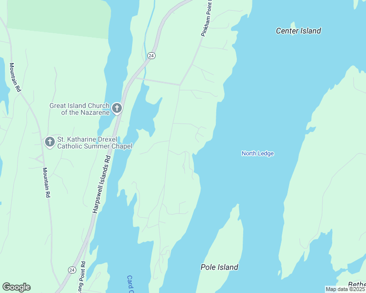 map of restaurants, bars, coffee shops, grocery stores, and more near 149 Pinkham Point Road in Harpswell