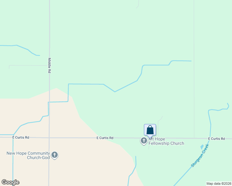 map of restaurants, bars, coffee shops, grocery stores, and more near 1133 East Curtis Road in Hope