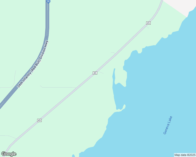 map of restaurants, bars, coffee shops, grocery stores, and more near 31166 County Highway 45 in Ellendale