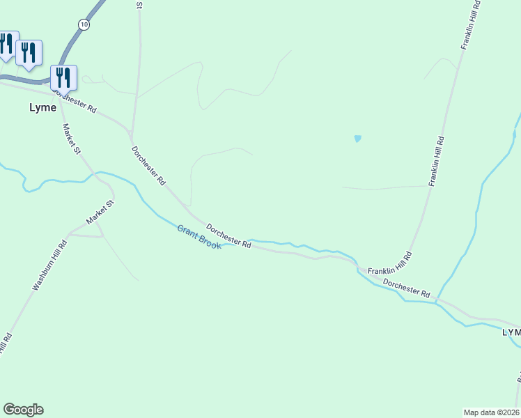 map of restaurants, bars, coffee shops, grocery stores, and more near in Lyme