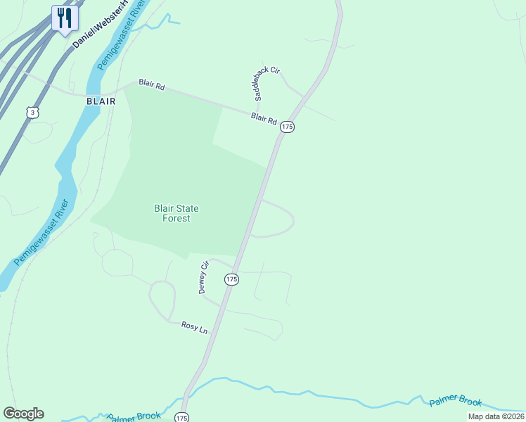 map of restaurants, bars, coffee shops, grocery stores, and more near 21 Weston Woods Circle in Campton