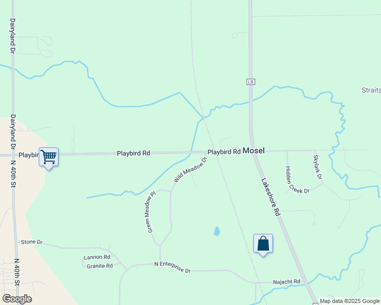 map of restaurants, bars, coffee shops, grocery stores, and more near 3119 Playbird Road in Sheboygan