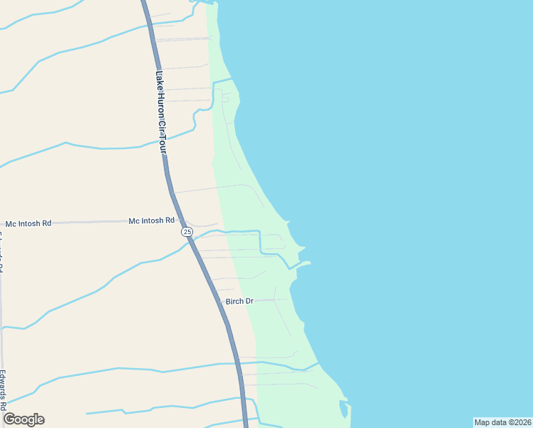 map of restaurants, bars, coffee shops, grocery stores, and more near 1727 Lakeside Drive in Harbor Beach