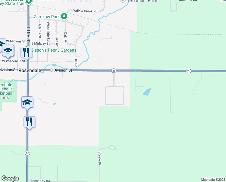 map of restaurants, bars, coffee shops, grocery stores, and more near 249 Donovan Circle in Rosendale