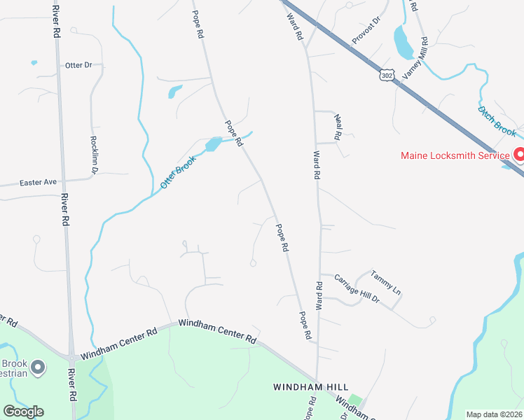 map of restaurants, bars, coffee shops, grocery stores, and more near 333 Pope Road in Windham