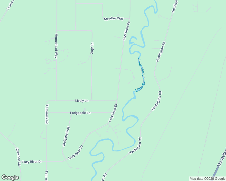 map of restaurants, bars, coffee shops, grocery stores, and more near 55225 Lazy River Dr in Bend