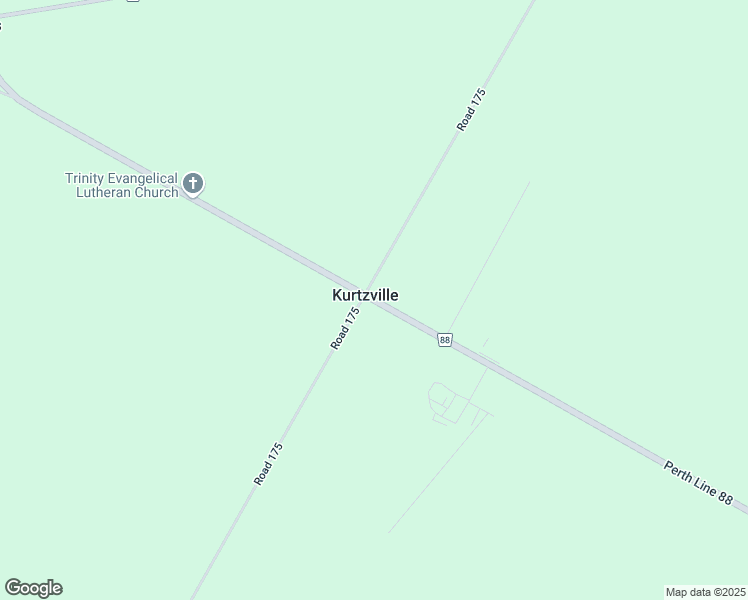 map of restaurants, bars, coffee shops, grocery stores, and more near 6702 Perth County Line 88 in Gowanstown