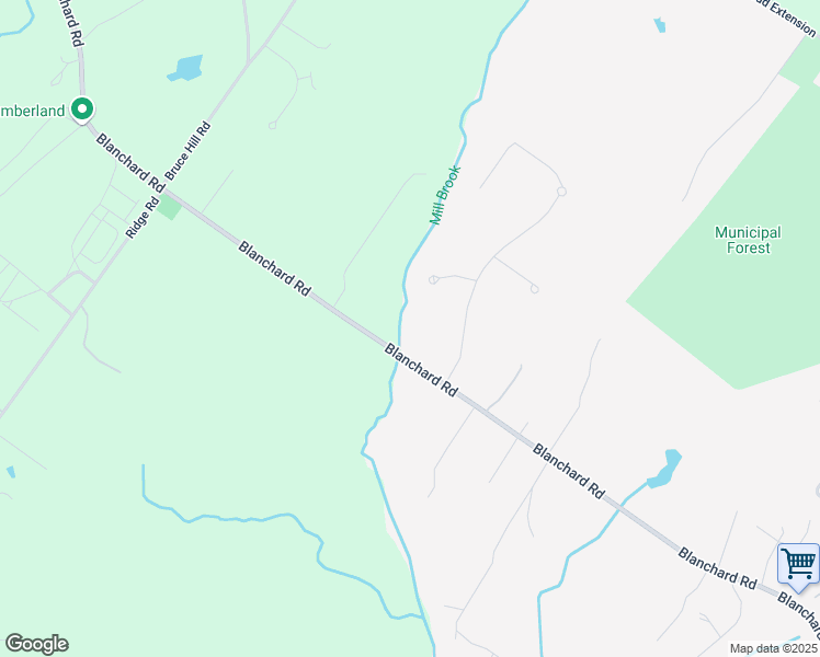 map of restaurants, bars, coffee shops, grocery stores, and more near 111 Blanchard Rd in Cumberland