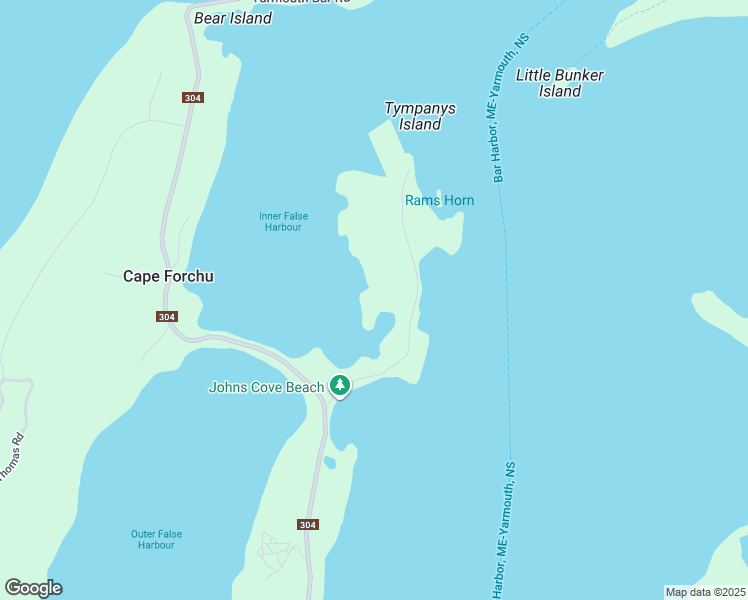 map of restaurants, bars, coffee shops, grocery stores, and more near 1 Lobster Pound Road in Yarmouth