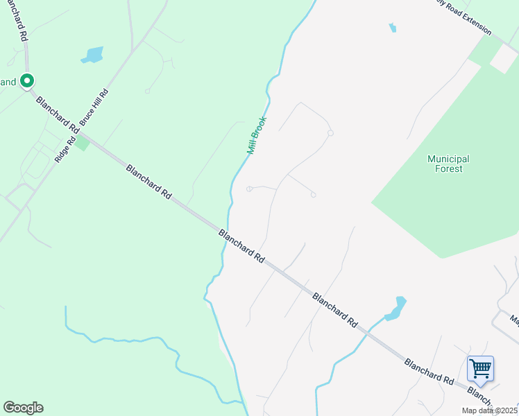 map of restaurants, bars, coffee shops, grocery stores, and more near 111 Blanchard Road in Cumberland
