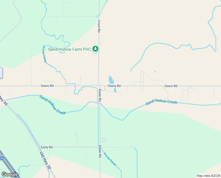 map of restaurants, bars, coffee shops, grocery stores, and more near 16941 Oasis Road in Caldwell