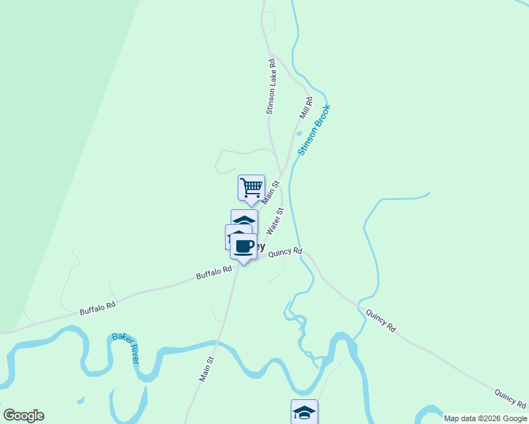 map of restaurants, bars, coffee shops, grocery stores, and more near 482 Main Street in Rumney