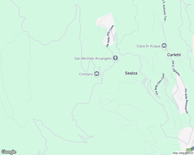 map of restaurants, bars, coffee shops, grocery stores, and more near 224 Via delle Otto Case in Provincia di Imperia
