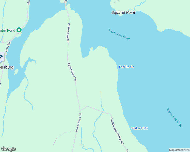map of restaurants, bars, coffee shops, grocery stores, and more near 249 Parker Head Road in Phippsburg
