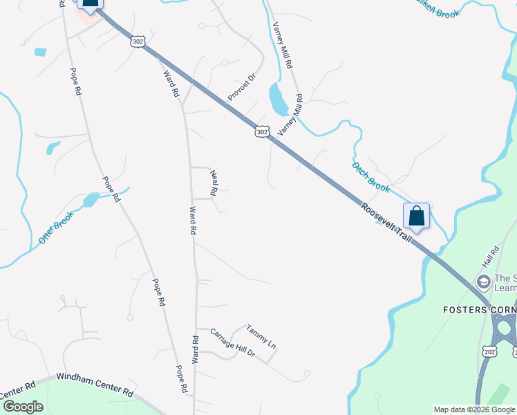 map of restaurants, bars, coffee shops, grocery stores, and more near 15 Danielle Drive in Windham