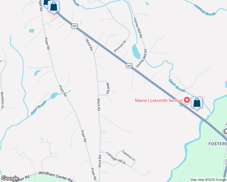 map of restaurants, bars, coffee shops, grocery stores, and more near 30 Turkey Trail in Windham