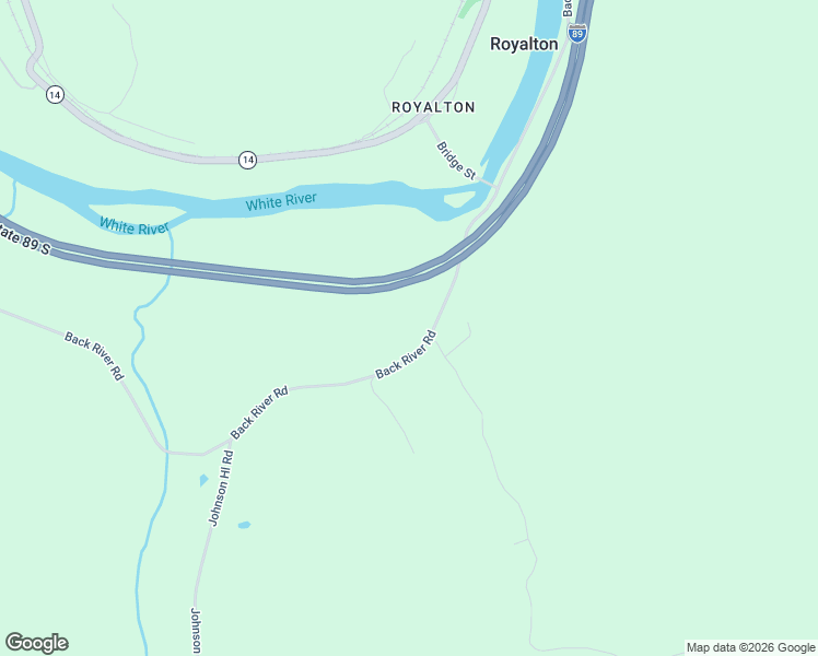 map of restaurants, bars, coffee shops, grocery stores, and more near 1036 Back River Road in Royalton