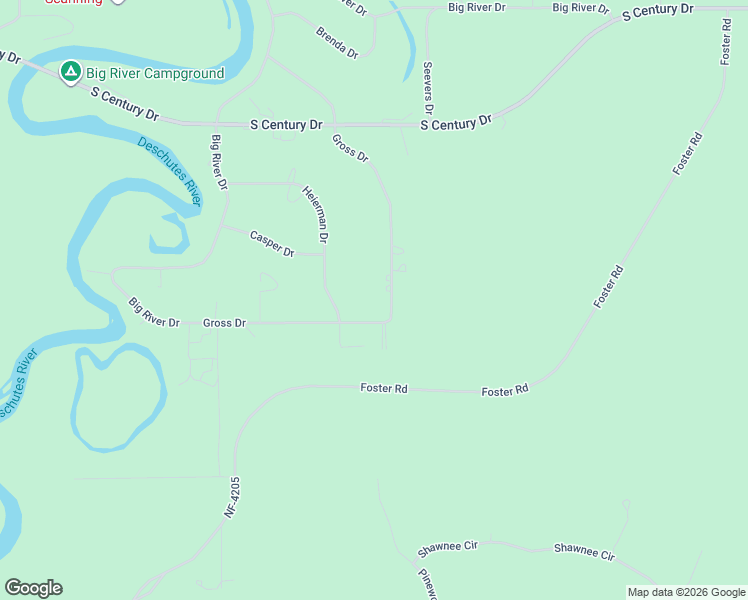 map of restaurants, bars, coffee shops, grocery stores, and more near 55350 Gross Drive in Bend