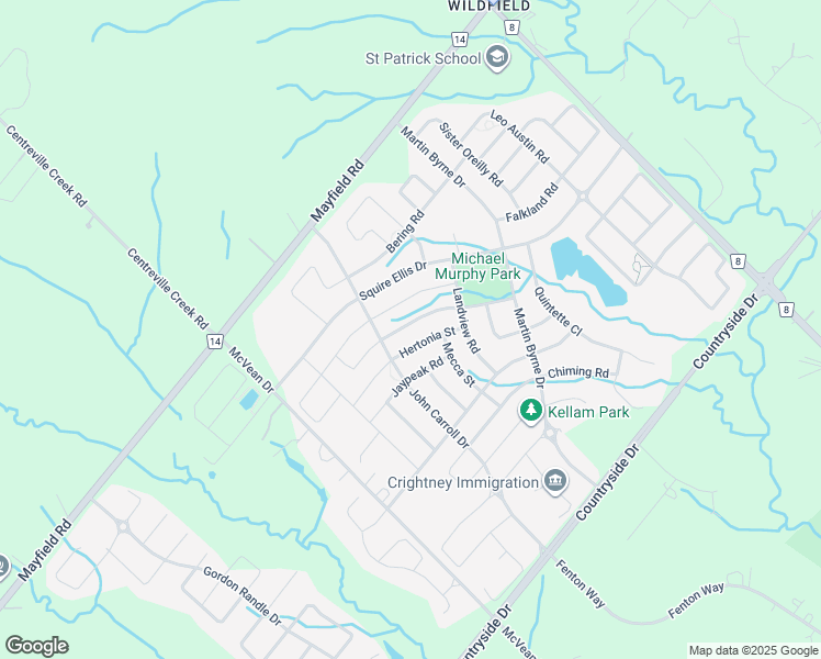 map of restaurants, bars, coffee shops, grocery stores, and more near 11 Cloverhaven Road in Brampton