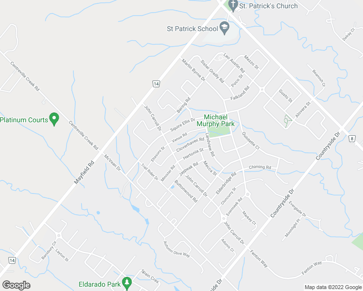 map of restaurants, bars, coffee shops, grocery stores, and more near 10 Cloverhaven Road in Brampton