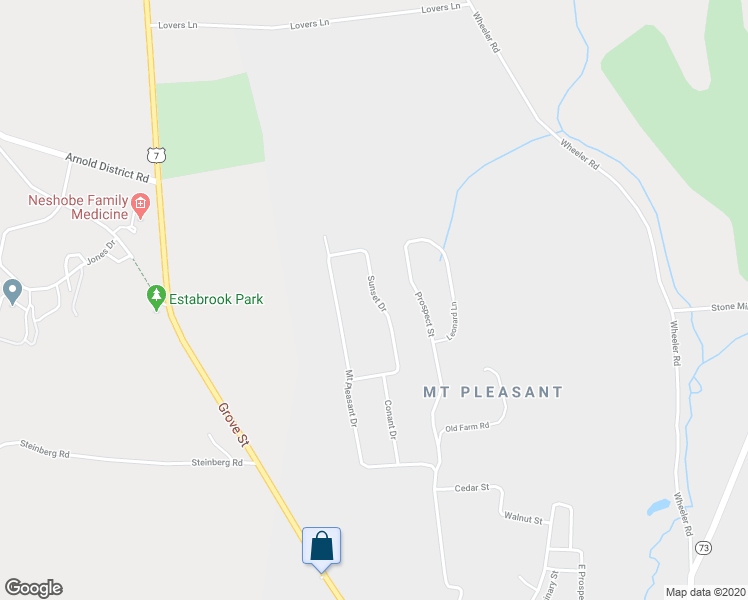 map of restaurants, bars, coffee shops, grocery stores, and more near 10 Sunset Drive in Brandon