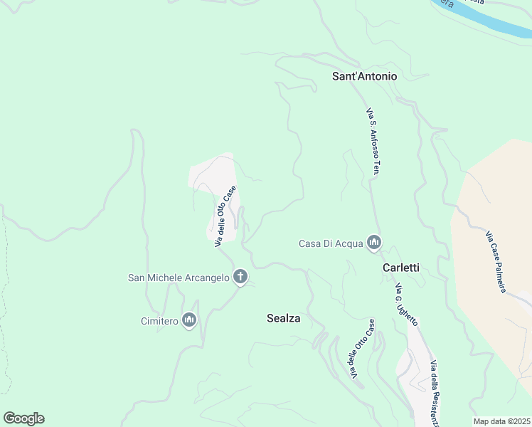 map of restaurants, bars, coffee shops, grocery stores, and more near 92 Via delle Otto Case in Provincia di Imperia