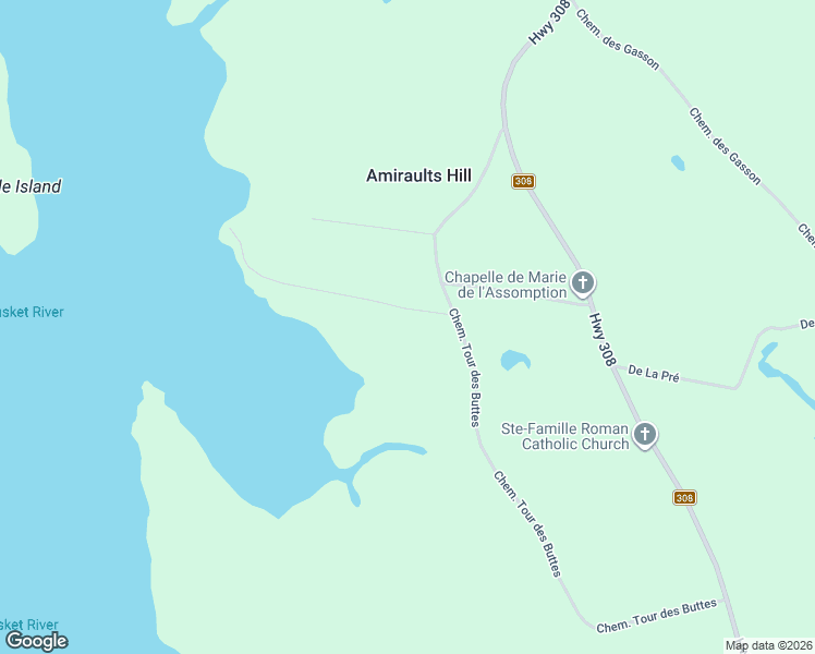 map of restaurants, bars, coffee shops, grocery stores, and more near 27 Chemin de la Bloquine in Amiraults Hill