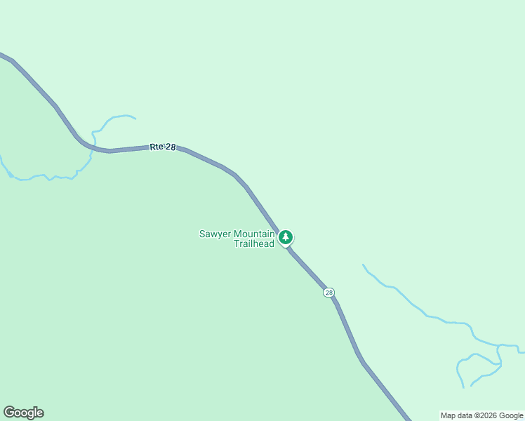 map of restaurants, bars, coffee shops, grocery stores, and more near Route 28 in Indian Lake