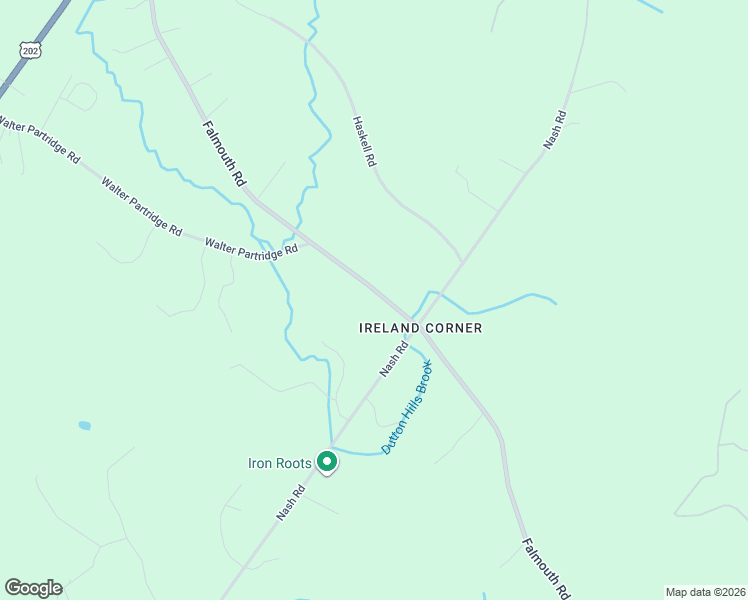 map of restaurants, bars, coffee shops, grocery stores, and more near 226 Falmouth Road in Windham