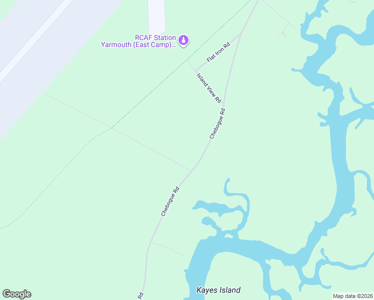 map of restaurants, bars, coffee shops, grocery stores, and more near 296 Chebogue Road in Yarmouth