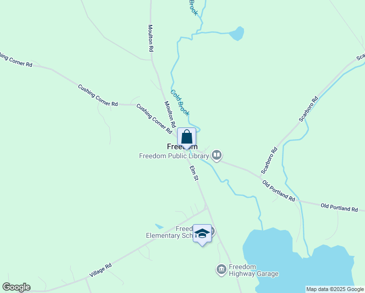 map of restaurants, bars, coffee shops, grocery stores, and more near in Freedom