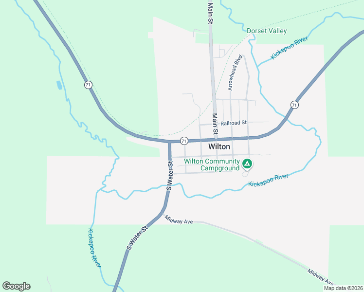 map of restaurants, bars, coffee shops, grocery stores, and more near 407 Mill Street in Wilton
