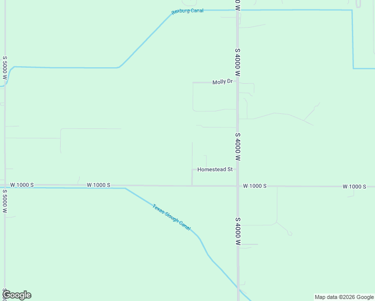map of restaurants, bars, coffee shops, grocery stores, and more near 881 Heritage Road in Rexburg