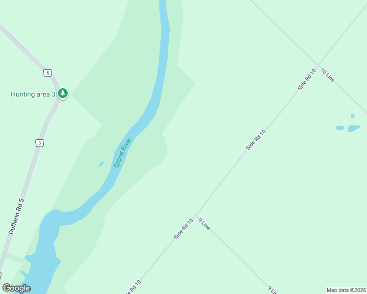 map of restaurants, bars, coffee shops, grocery stores, and more near in Dufferin County