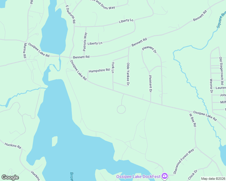 map of restaurants, bars, coffee shops, grocery stores, and more near 424 Ossipee Lake Road in Freedom