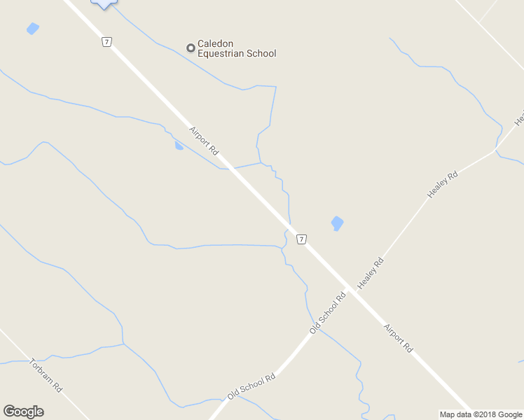 map of restaurants, bars, coffee shops, grocery stores, and more near 13186 Airport Road in Caledon