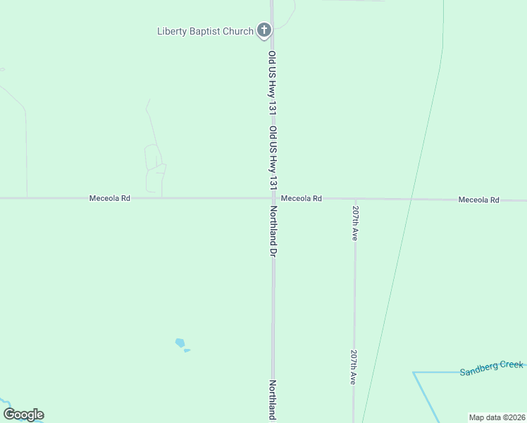 map of restaurants, bars, coffee shops, grocery stores, and more near 23999 Northland Drive in Paris