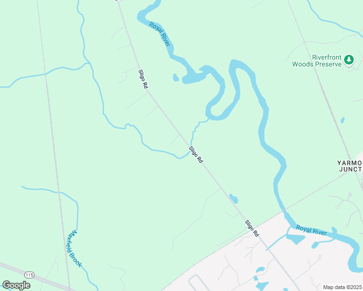 map of restaurants, bars, coffee shops, grocery stores, and more near 372 Sligo Rd in Yarmouth