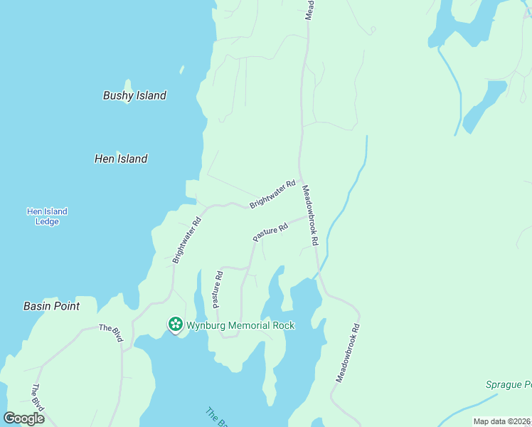 map of restaurants, bars, coffee shops, grocery stores, and more near 28 Brightwater Road in Phippsburg