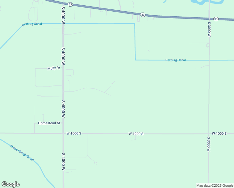 map of restaurants, bars, coffee shops, grocery stores, and more near 3666 Wagon Trail Road in Rexburg