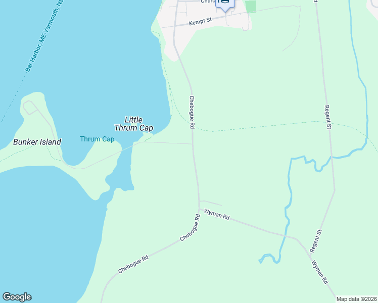 map of restaurants, bars, coffee shops, grocery stores, and more near 2492 Chebogue Road in Yarmouth