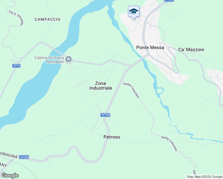 map of restaurants, bars, coffee shops, grocery stores, and more near 18a Via Gianbattista Morgagni in Ponte Messa