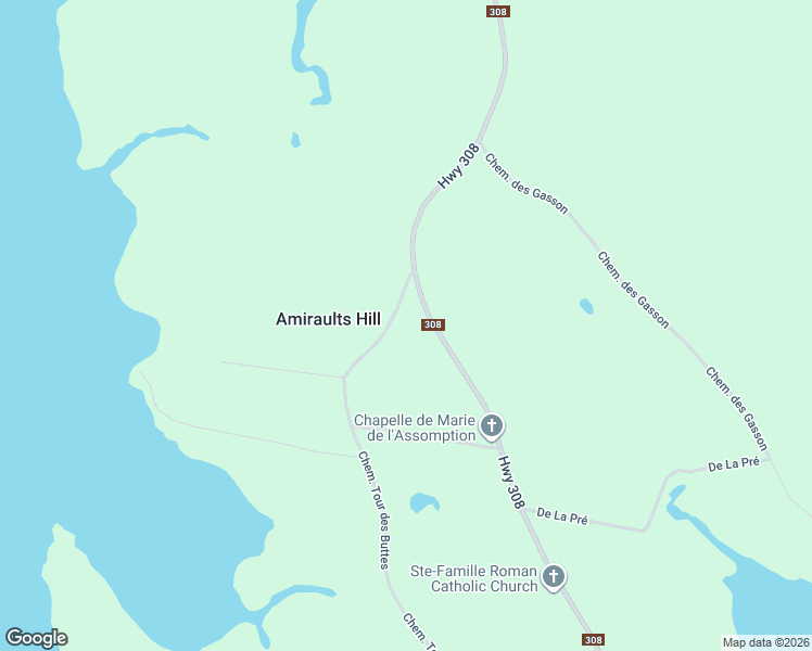 map of restaurants, bars, coffee shops, grocery stores, and more near 35 Chemin Tour des Buttes in Ste. Anne du Ruisseau