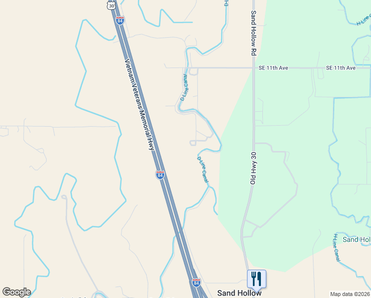 map of restaurants, bars, coffee shops, grocery stores, and more near 5998 Southeast 11th Avenue in Caldwell