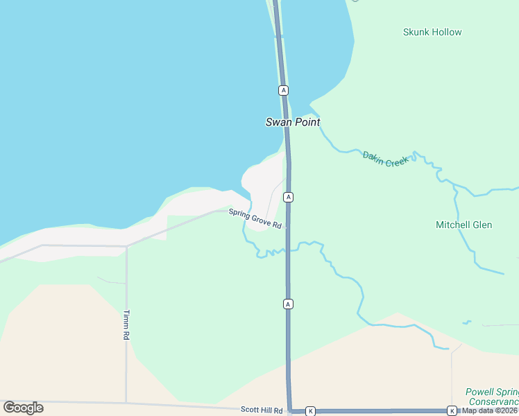 map of restaurants, bars, coffee shops, grocery stores, and more near 5149 Forest Glen Beach Road in Ripon