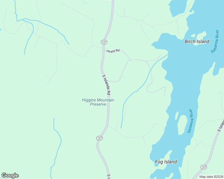 map of restaurants, bars, coffee shops, grocery stores, and more near 584 5 Islands Road in Georgetown