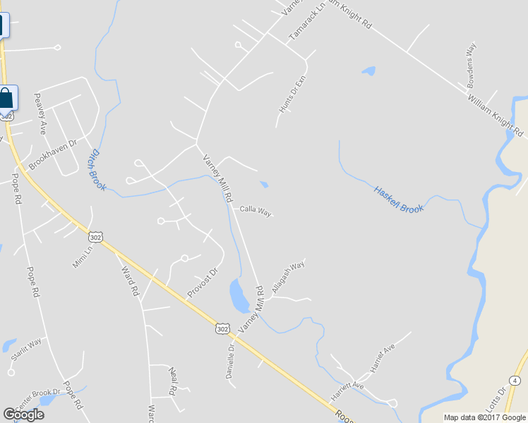 map of restaurants, bars, coffee shops, grocery stores, and more near 28 Calla Way in Windham