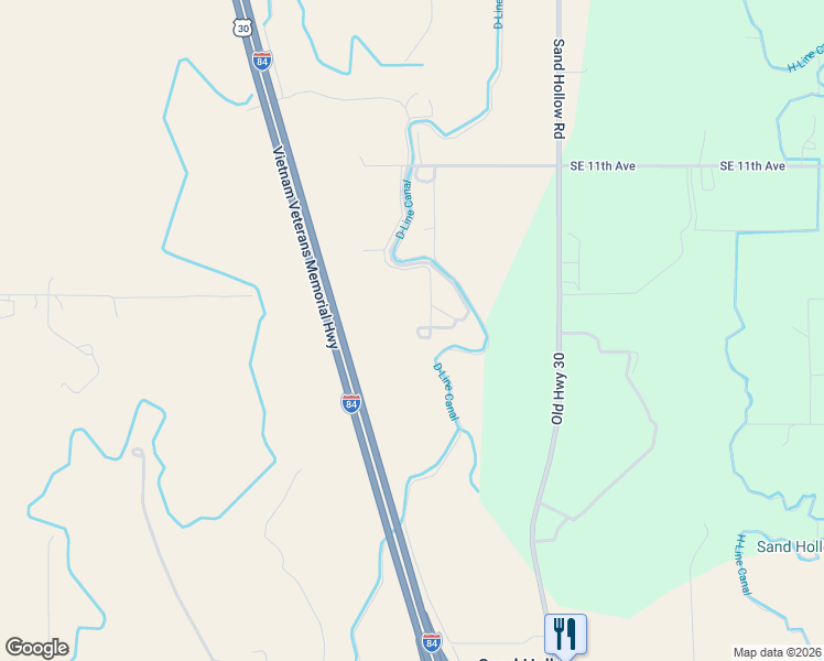 map of restaurants, bars, coffee shops, grocery stores, and more near 5998 Southeast 11th Avenue in Caldwell