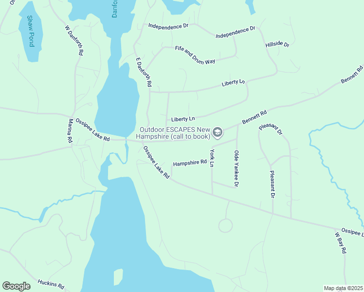 map of restaurants, bars, coffee shops, grocery stores, and more near 294 Bennett Road in Freedom